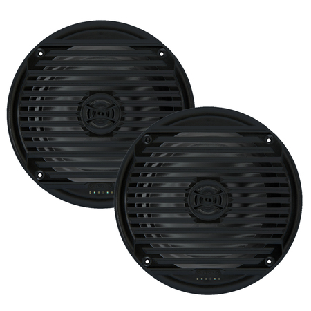 JENSEN MS6007BR 6.5" Coaxial Waterproof Speaker - Black MS6007BR